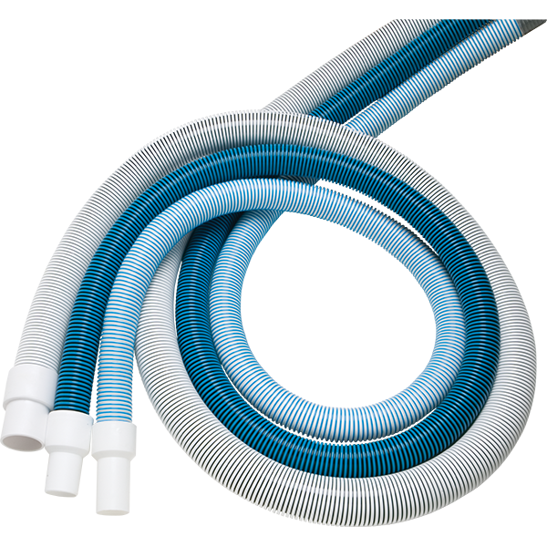 Heavy-Duty Swimming Pool Vacuum Hose - 1.5 in x 50 ft length with swivel