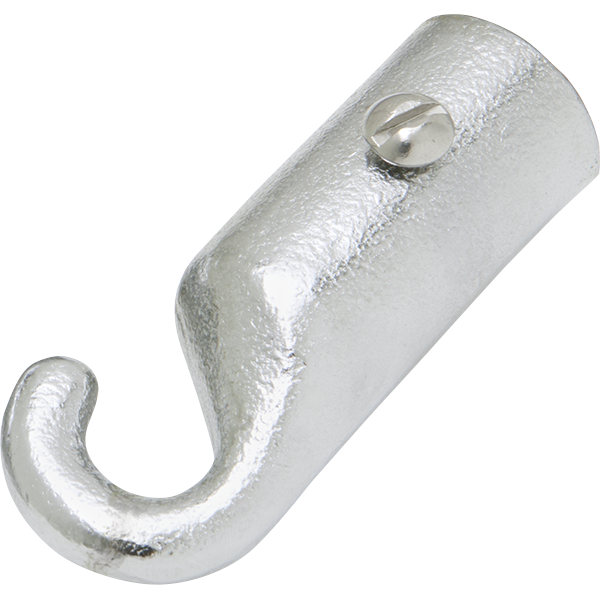 Chrome Plated Bronze Standard Entry Rope Hook - 0.75 inch Pool Rope