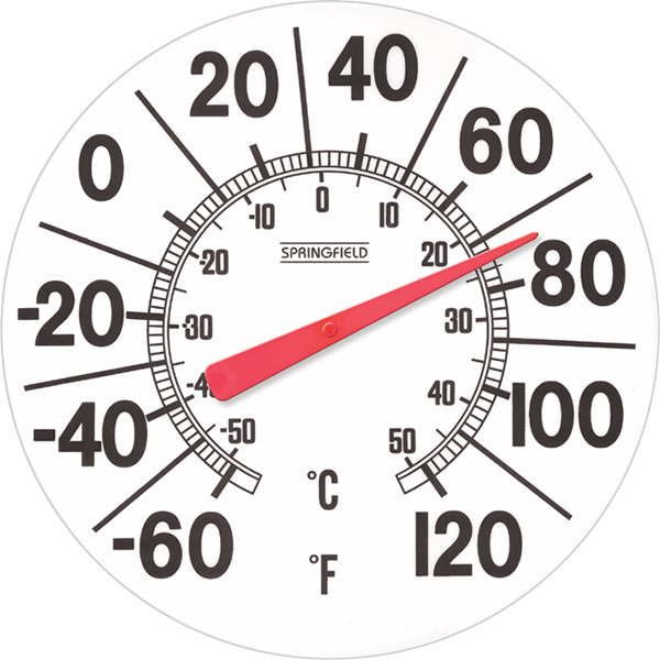Big and Bold Patio Thermometer