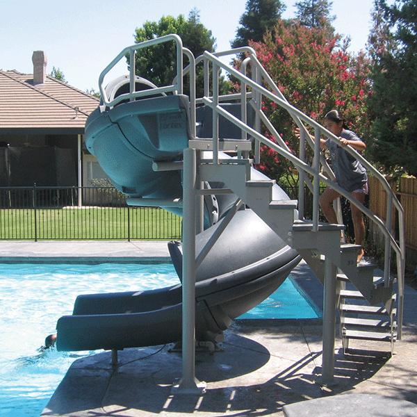 Easy Install Residential Pool Slide