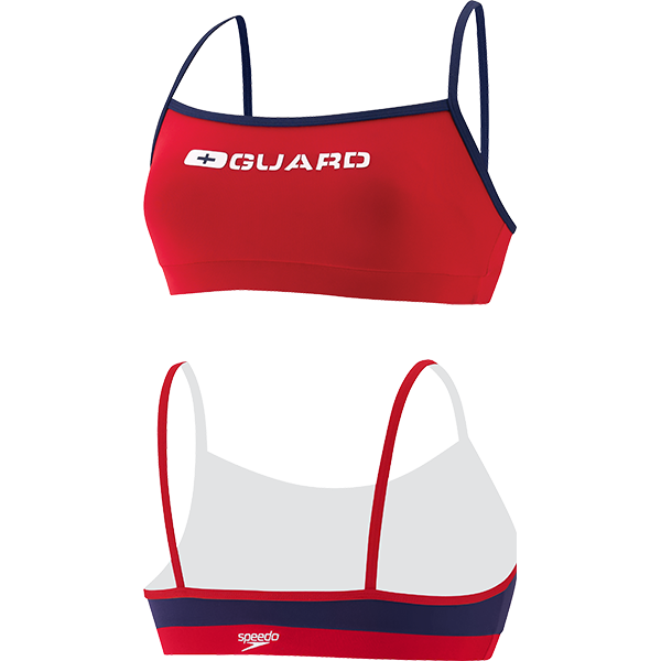 Speedo Womens Sport Bra Lifeguard Swim Suit Top at Recreonics